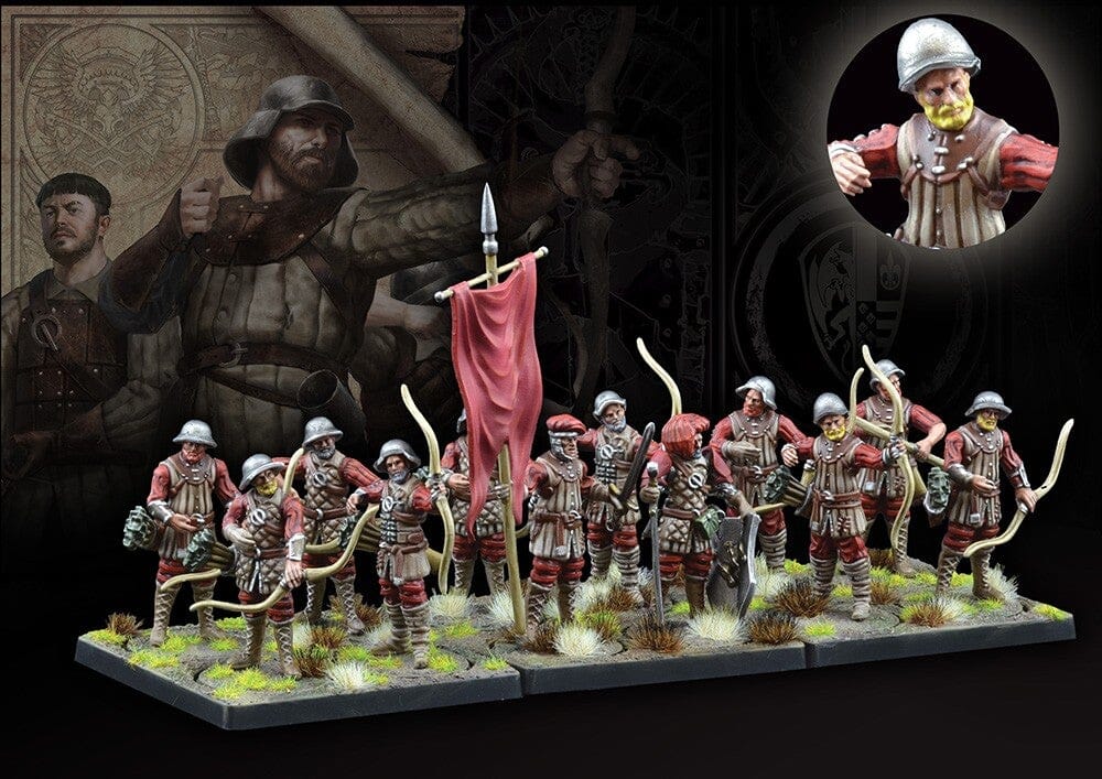 Hundred Kingdoms: Militia Bowmen (Dual Kit) Miniature Para Bellum  | Multizone: Comics And Games