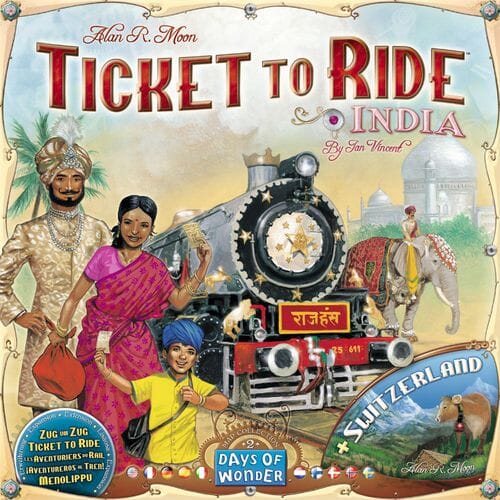 Ticket to ride: India + Switzerland Board game Multizone  | Multizone: Comics And Games