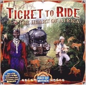 Ticket to ride: The heart of Africa Board game Multizone  | Multizone: Comics And Games