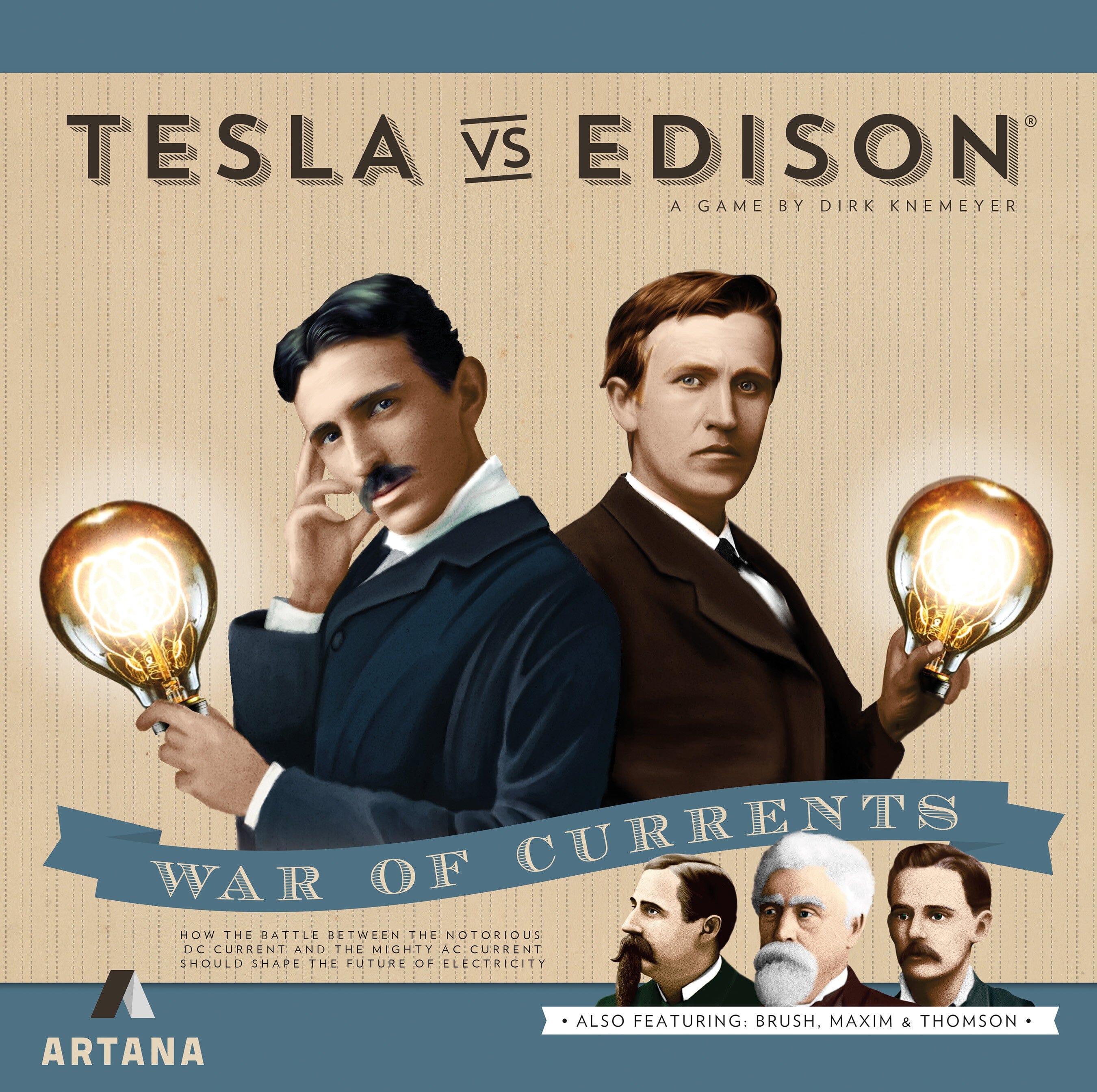 Tesla VS Edison-Board Game-Multizone: Comics And Games | Multizone: Comics And Games
