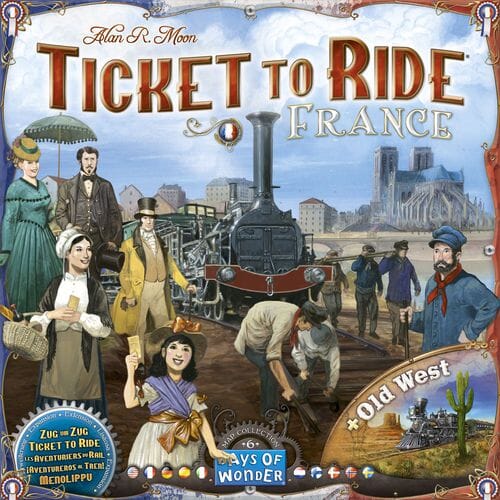 Ticket to ride: France + Old west Board game Multizone  | Multizone: Comics And Games
