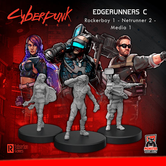 Cyberpunk Red Miniatures: Edgerunners Accessories|Accessoires Multizone: Comics And Games Edgerunners A  | Multizone: Comics And Games