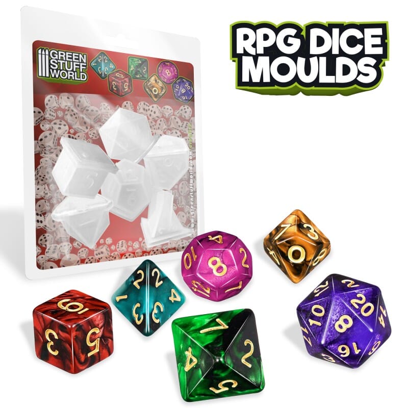 RPG Dice Moulds Hobby Green Stuff World  | Multizone: Comics And Games