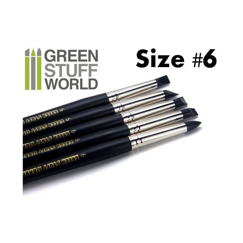 Silicone Brushes – Colour Shapers #6 Accessories|Accessoires Green Stuff World  | Multizone: Comics And Games