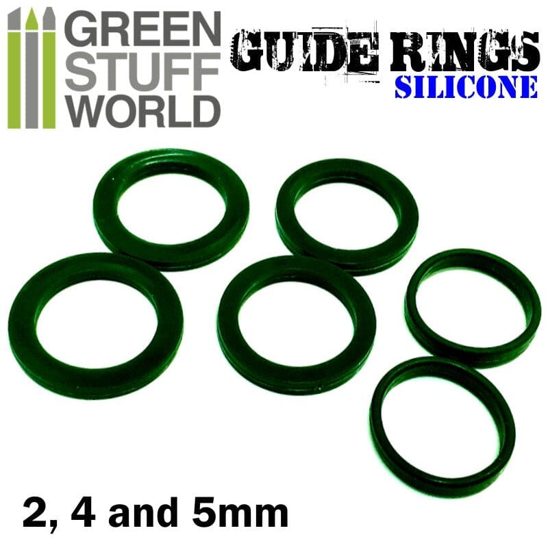 Silicone Rolling Pin Guide Rings Accessories|Accessoires Green Stuff World  | Multizone: Comics And Games