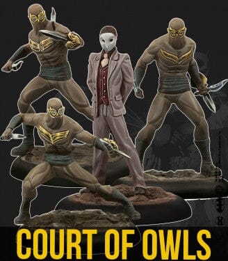 Court of Owls Crew Miniatures|Figurines Knight Models  | Multizone: Comics And Games
