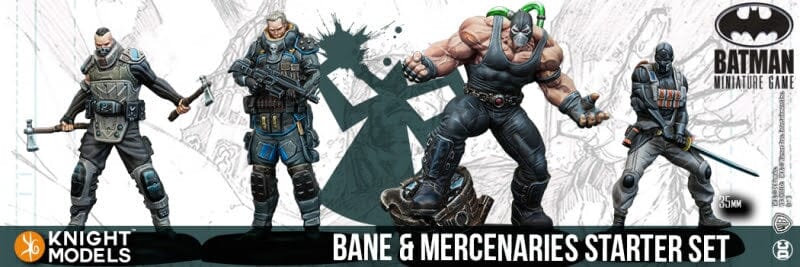 BANE & MERCENARIES STARTER SET Batman Miniature Game Knight Models  | Multizone: Comics And Games
